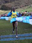 Asbel Kiprop wins the Mens 3k, BUPA Great Edinburgh Cross Country.
